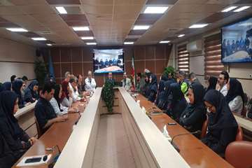 مراسم میلاد با سعادت حضرت فاطمه زهرا (س) و تقدیر از پرستاران نمونه بیمارستان توانبخشی رفیده